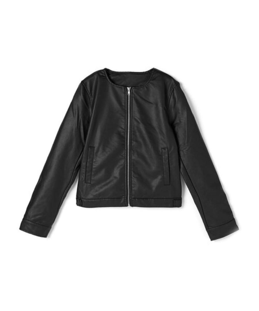 GRL iz38 レザージャケット ライダース ジャケット シングル 黒