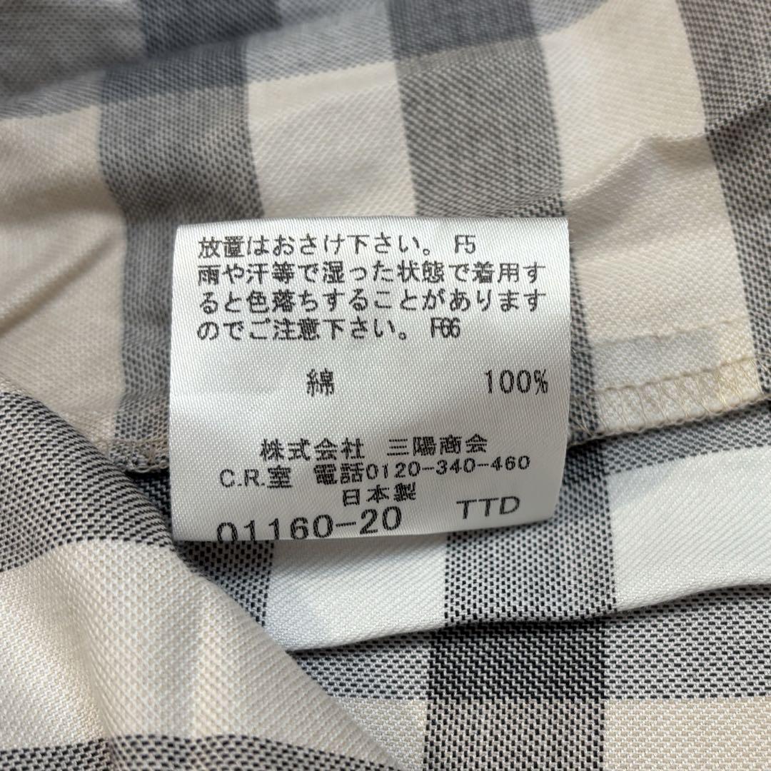 BURBERRY LONDON 長袖シャツ ノバチェック 刺繍 レディース XL