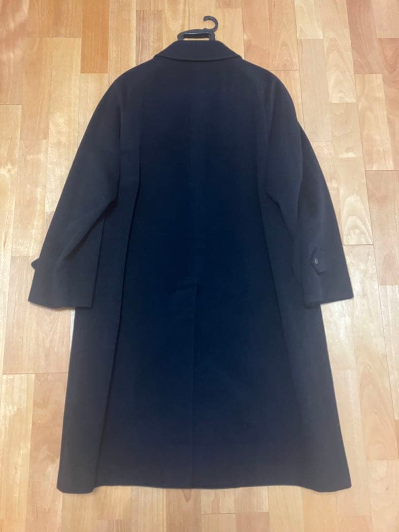 バーバリー ロンドン カシミヤアンゴラ ステンカラーコート ブラック