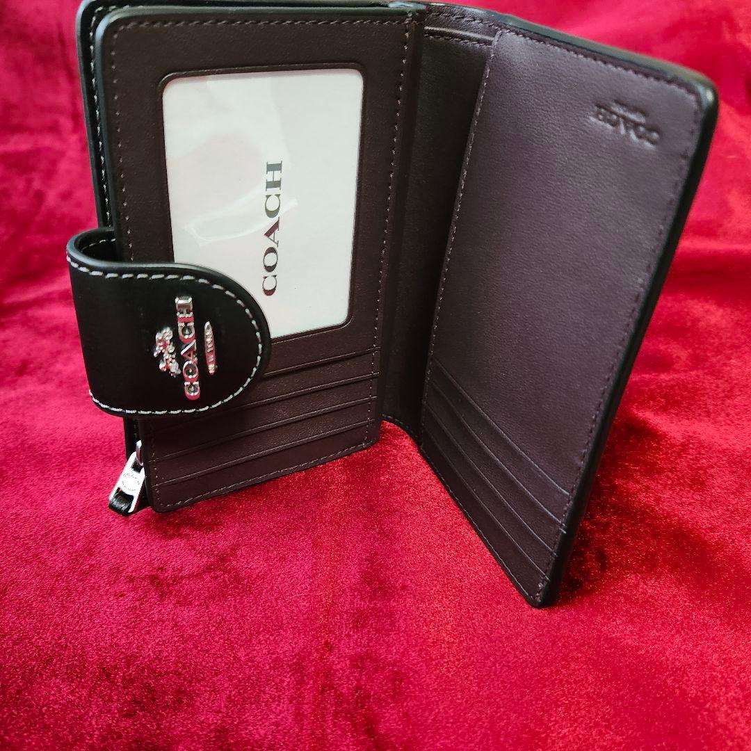 極美品　COACH　 ハート柄 二つ折り財布