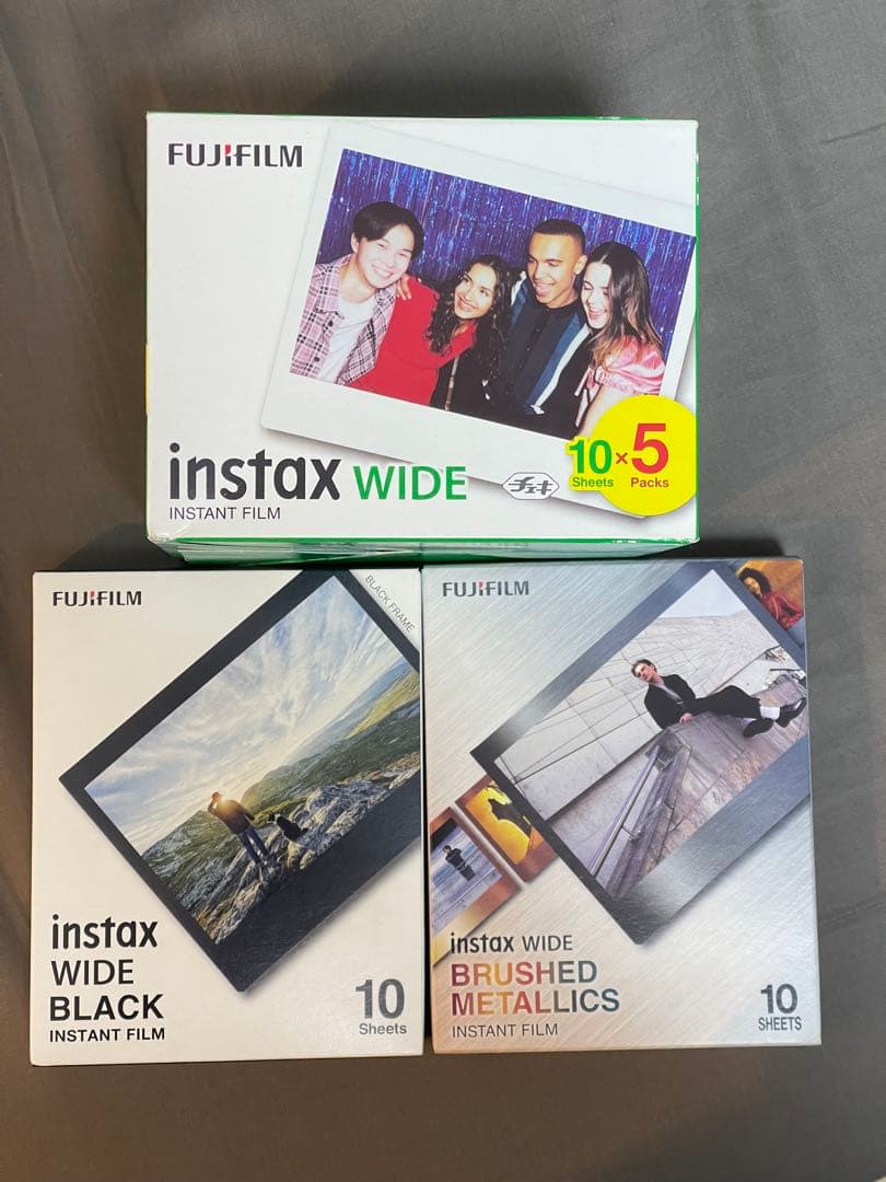 FUJIFILM instax WIDE インスタントフィルム　70枚
