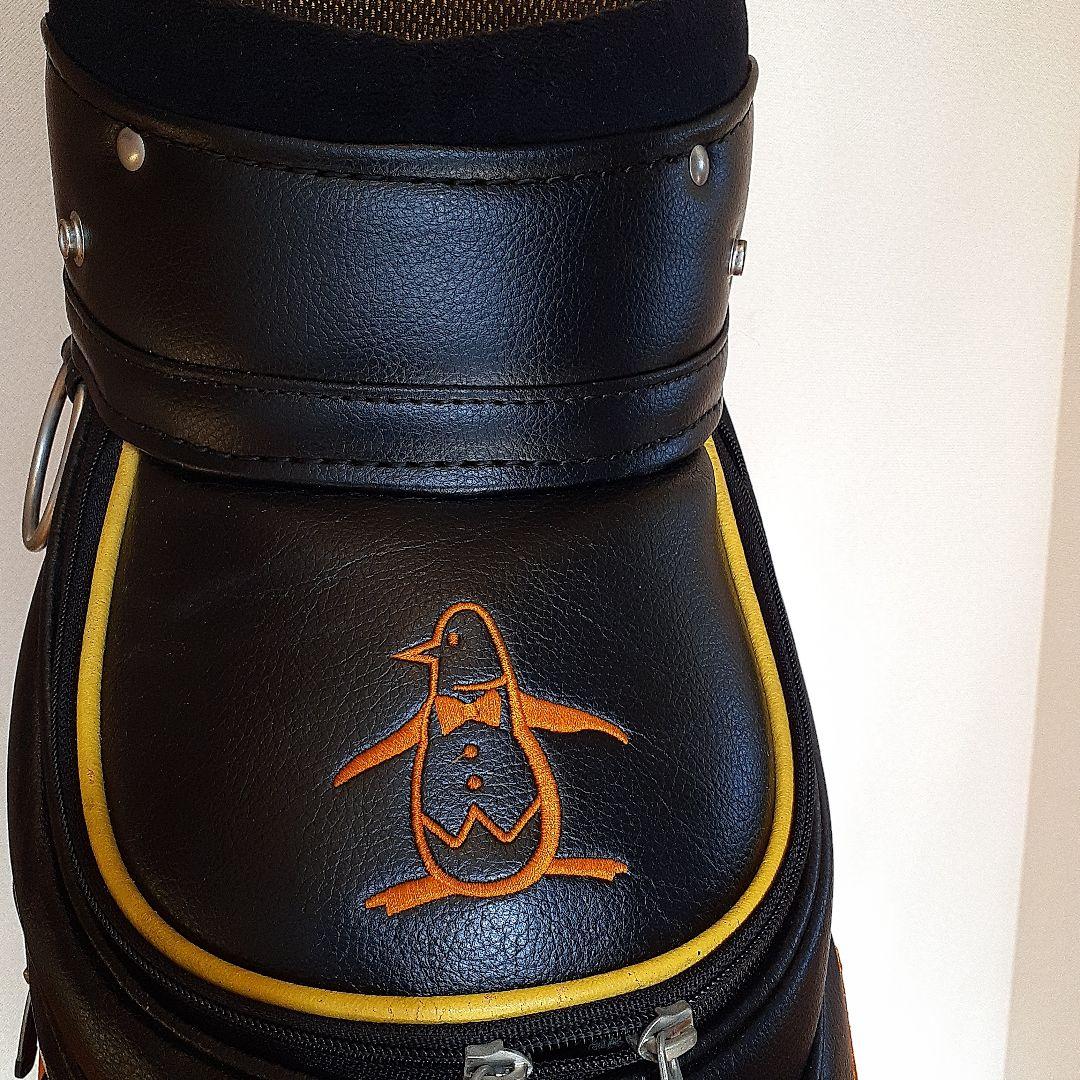 Munsingwear キャディバッグ ブラック/オレンジ Munsingwear キャディバッグ ブラック/オレンジ