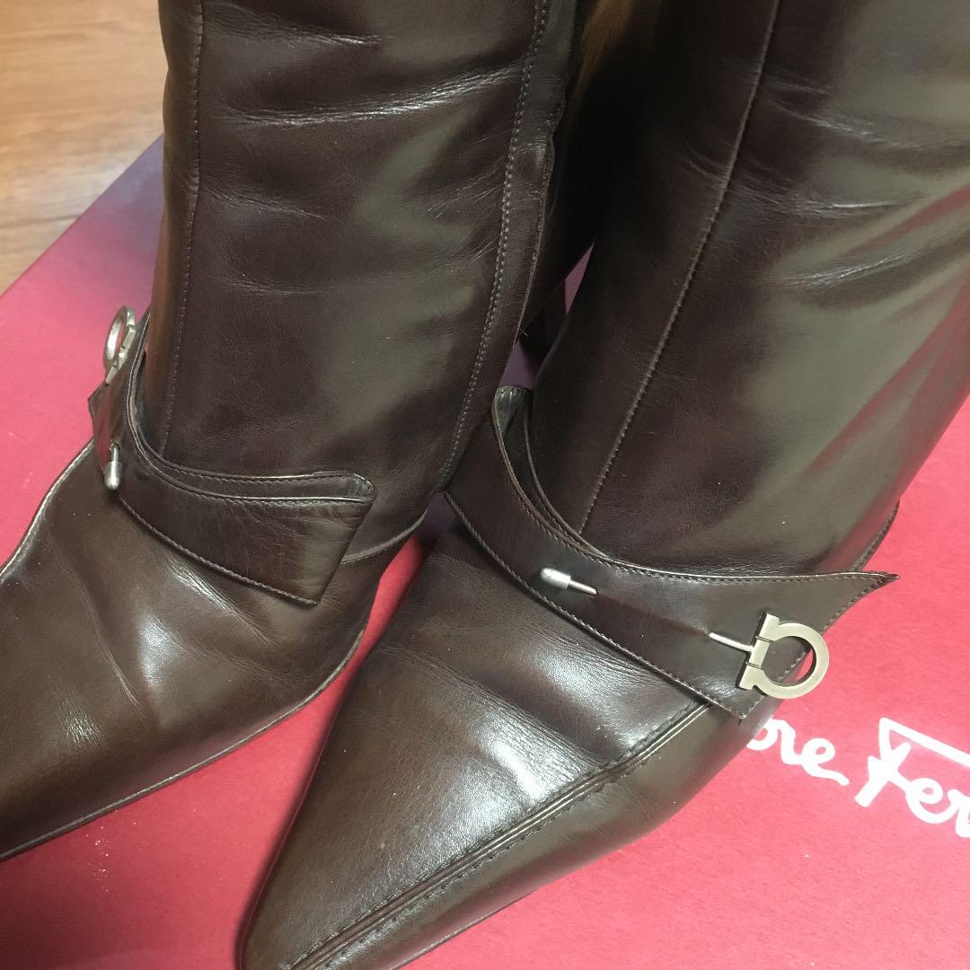 Salvatore ヴィンテージブーツ RjPc4-m56610129493 Ferragamo 低価在庫あ