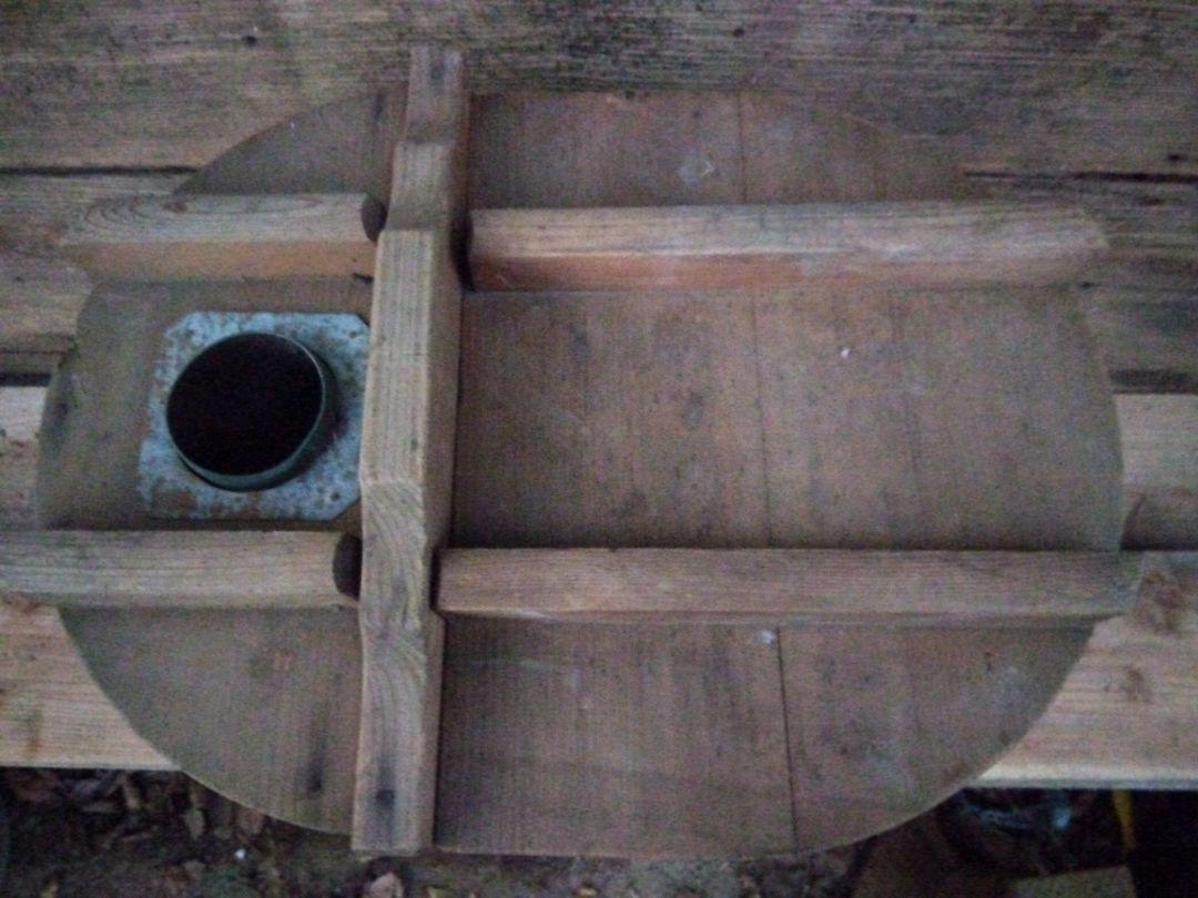 ♪昔の木製湯沸かし器
