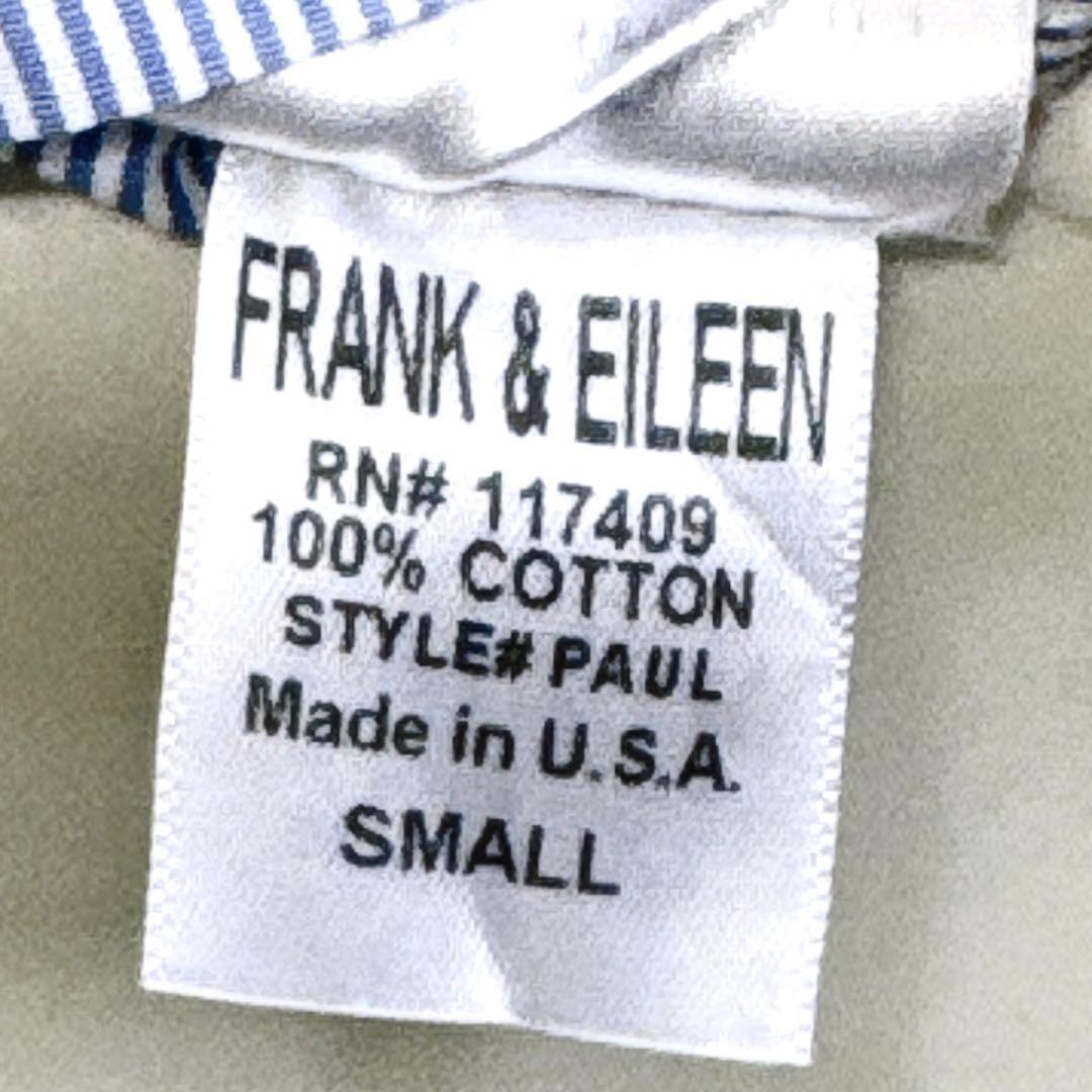 定価4.7 Frank&Eileen ポール ブルーストライプ 長袖シャツ