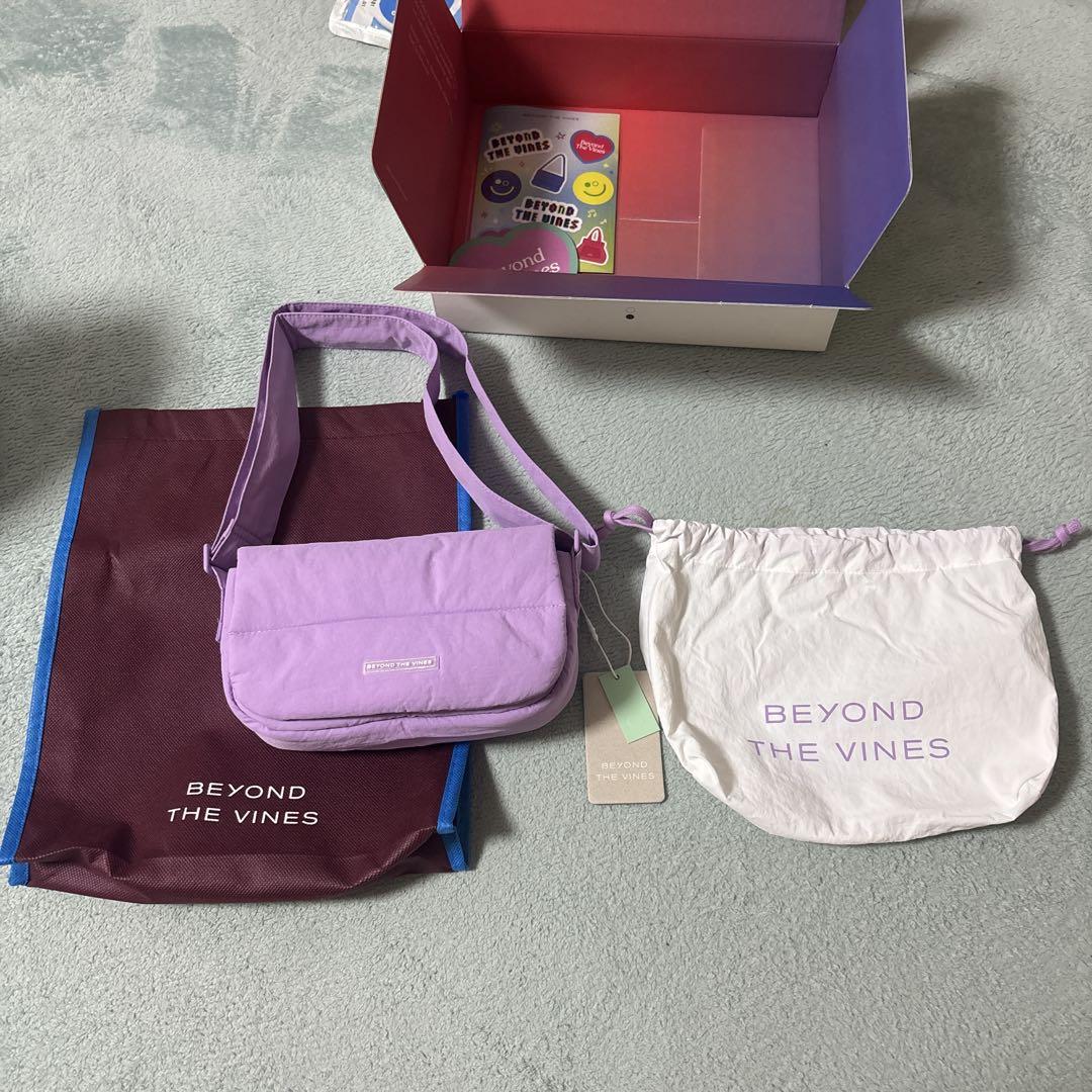 バッグ BEYOND THE VINES Pocket Poofy Bag Lilac