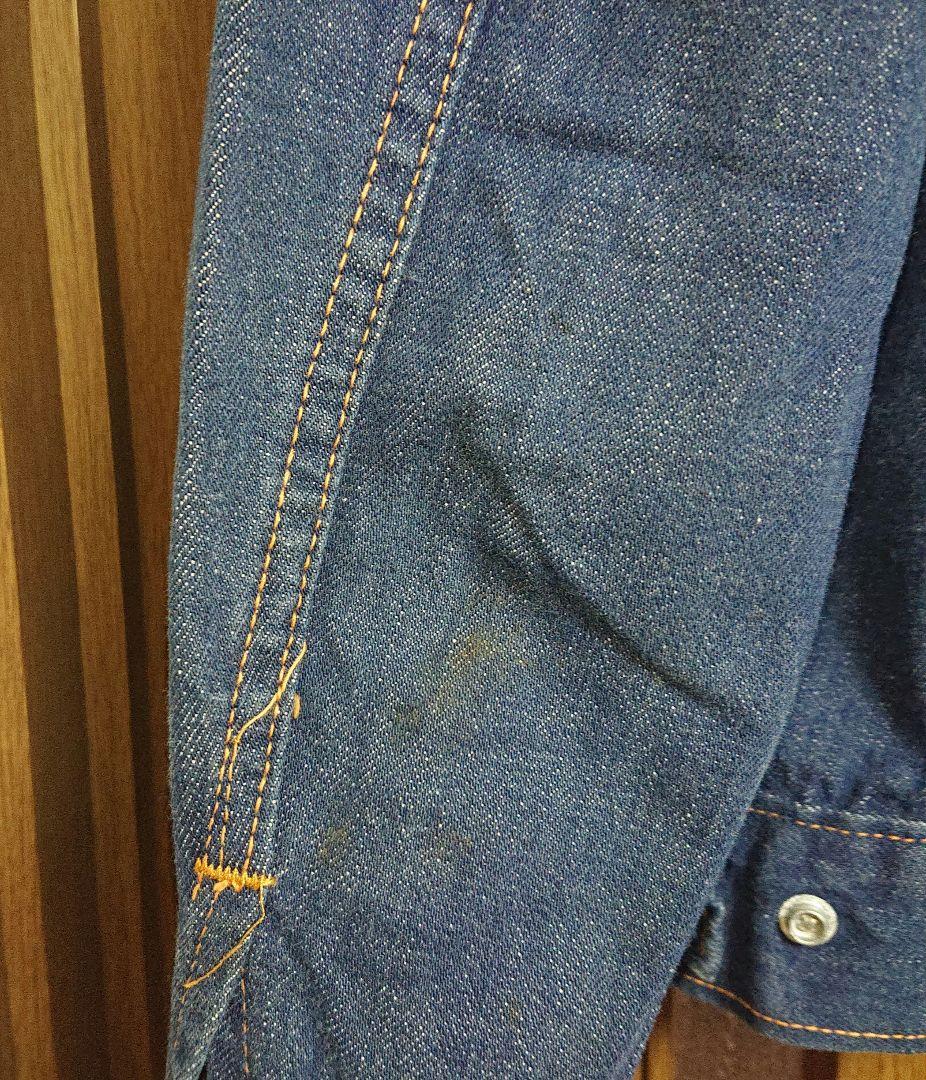 円高還元 60sビンテージLevi'sリーバイスforGirls白タブビッグEGジャンSМ ジャケット・アウター