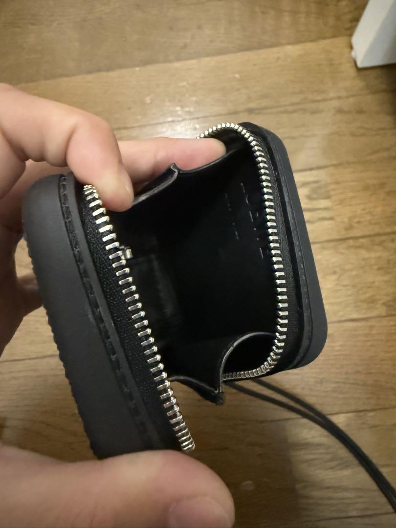 LOEWE ブラック レザー コインケース