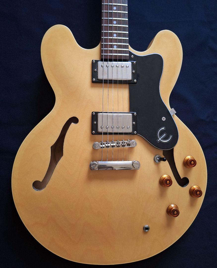 Epiphone dot NA ナチュラル 335タイプ セミアコ