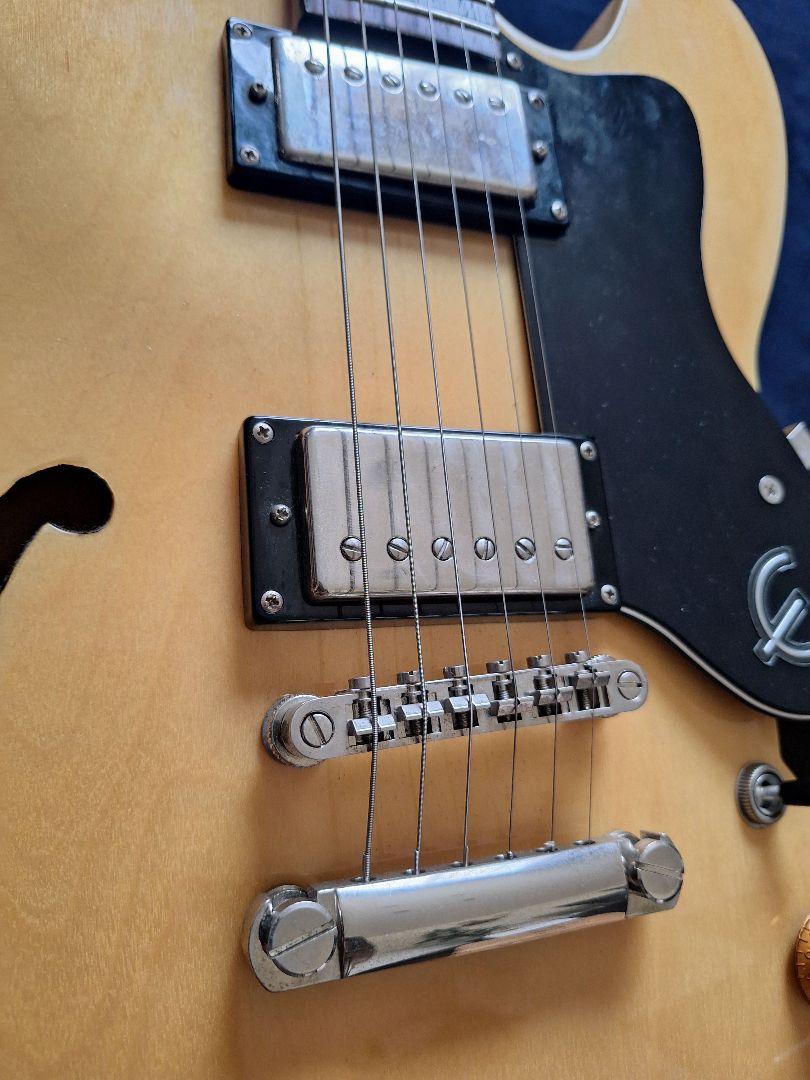Epiphone dot NA ナチュラル 335タイプ セミアコ