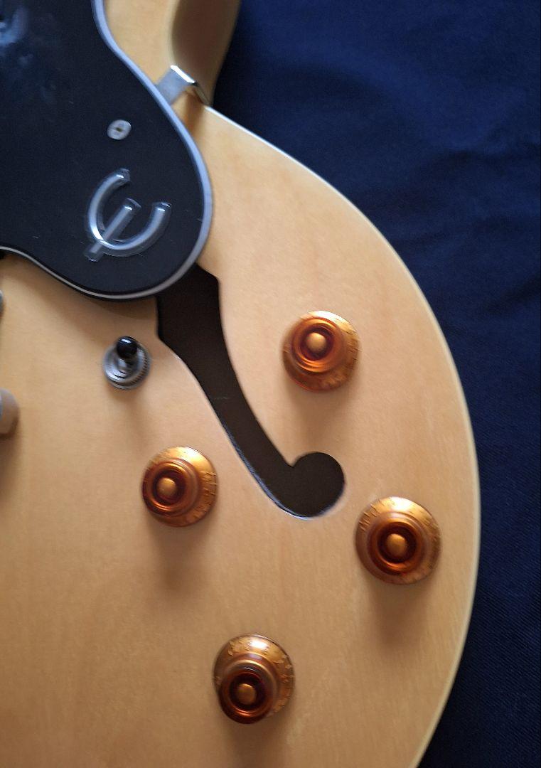 Epiphone dot NA ナチュラル 335タイプ セミアコ