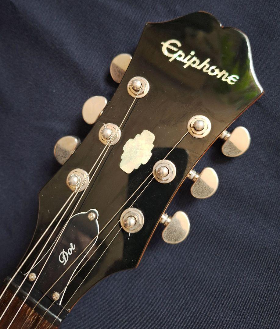 Epiphone dot NA ナチュラル 335タイプ セミアコ