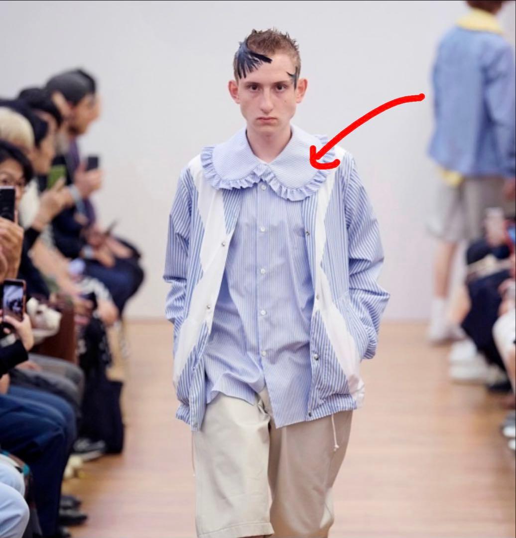 COMME des GARCONS SHIRT 19SS セーラーカラーシャツ