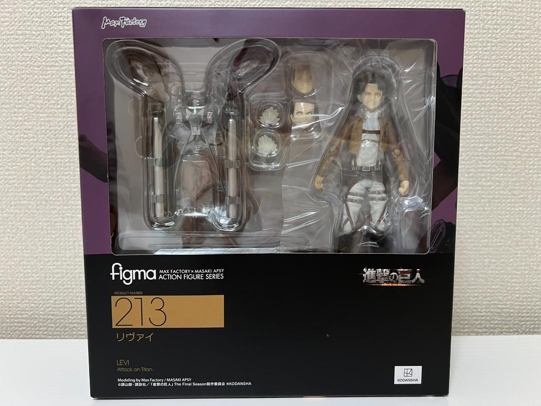 未開封】figma 213 リヴァイ 進撃の巨人 可動フィギュア フィギュア