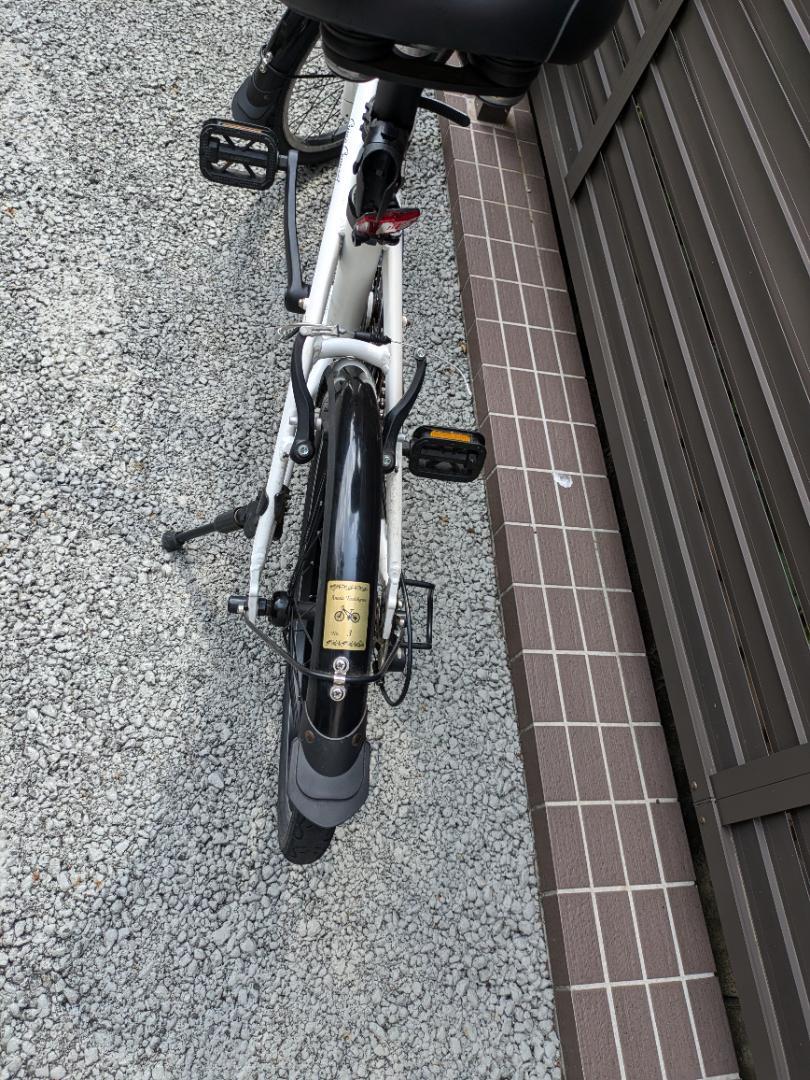 折りたたみ自転車cyma connect ホワイト20インチSK-CONNECT