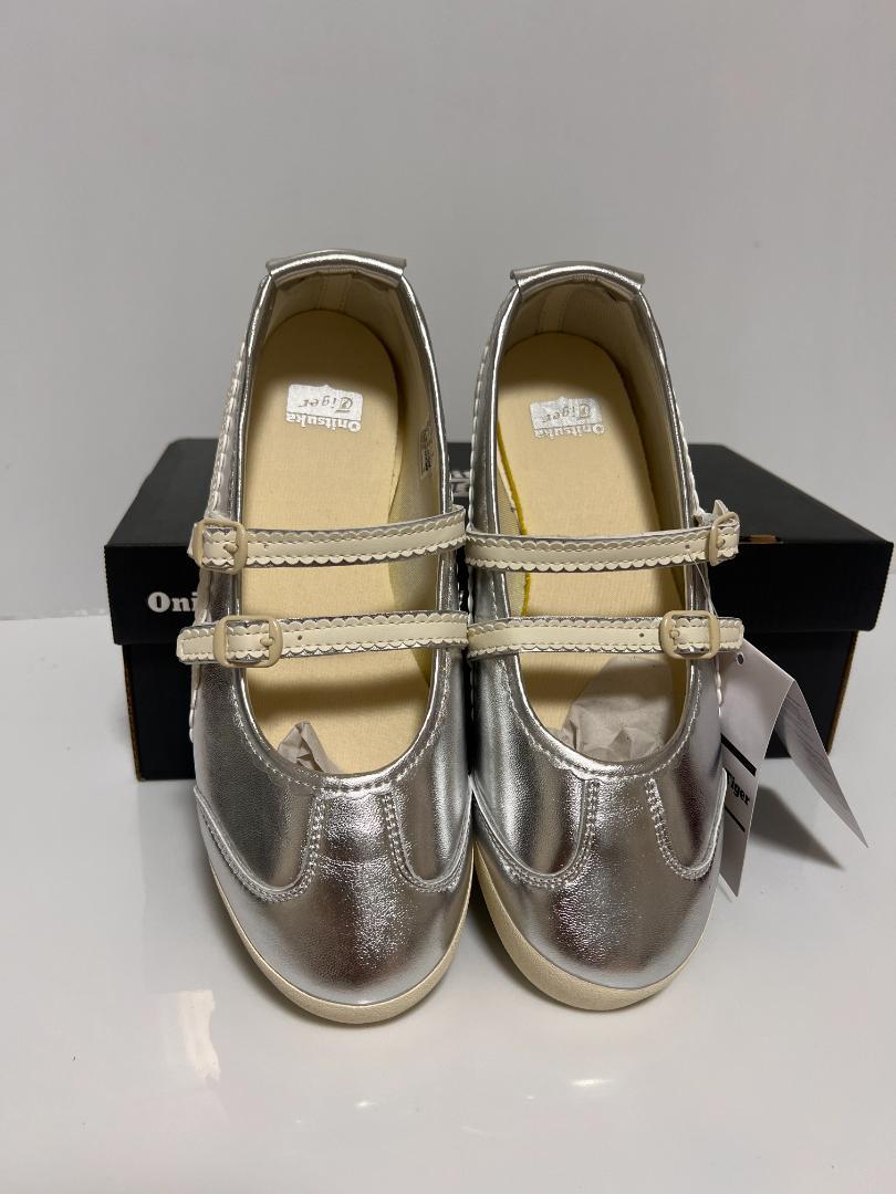 Onitsuka Tiger メタリックシルバー バレエシューズ23cm Onitsuka Tiger メタリックシルバー バレエシューズ23cm - メルカリ