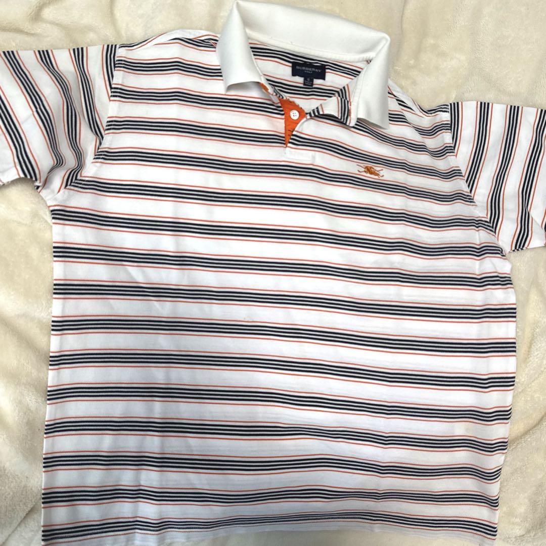 BURBERRY ポロシャツ Sサイズ　ボーダー
