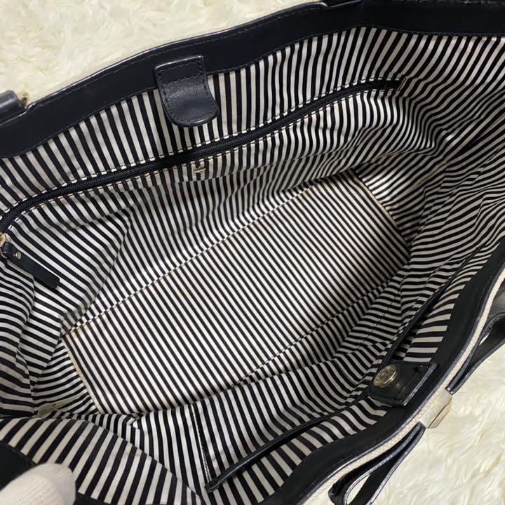 美品✨kate spade トートバッグ　ブラック　オールレザー　A4収納可能 kate spade NEW YORK - 【美品】ケイトスペード トートバッグ