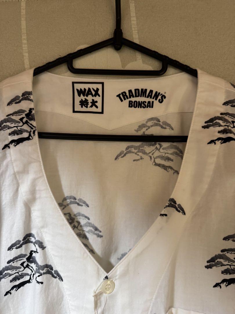 TRADMAN'S WAX 鯉口シャツ　盆栽柄　XL TRADMAN'S WAX 鯉口シャツ 盆栽柄 XL - メルカリ