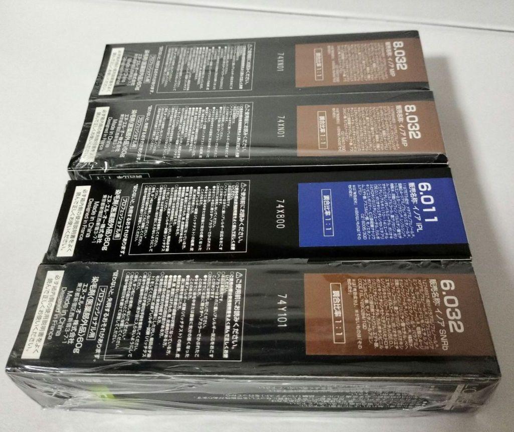 ロレアル　イノアカラー剤９本2液２本 iNOA ヘアカラー剤 ロレアル イノアカラー【クール8.032】＜60g