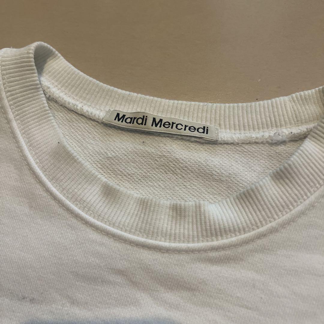 Mardi Mercredi スウェット　ブルー　Freeサイズ