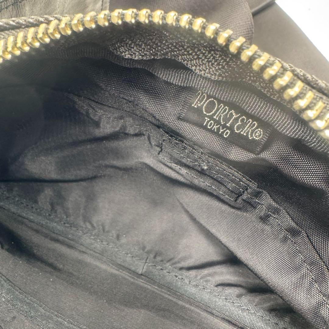 PORTER　ポーター SHINE ウエストバッグ ボディーバック　ブラック
