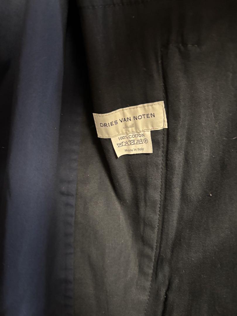 s*m様 DRIES VAN NOTEN ネイビー トレンチコート