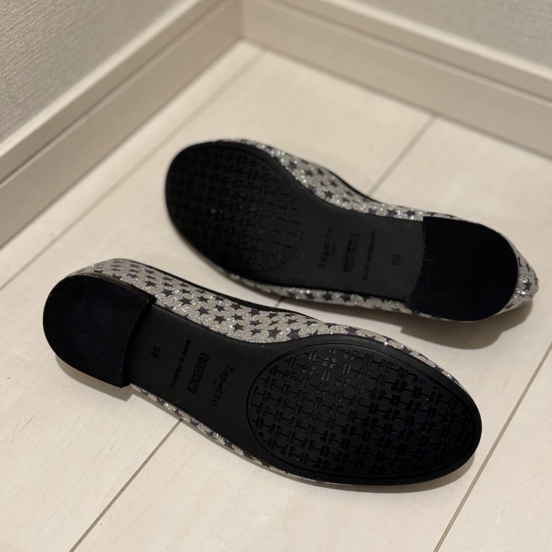 Repetto 星柄バレエシューズを