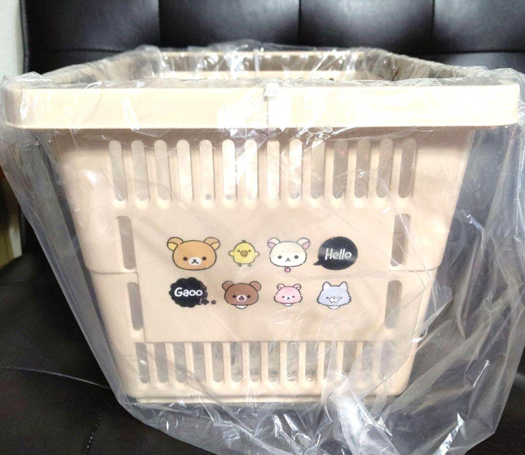 リラックマまとめ売り　ショッピングバスケットぬいぐるみグラス小皿ランチボックス