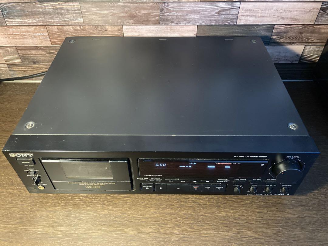 SONY TC-K222ESG カセットデッキ 動作品