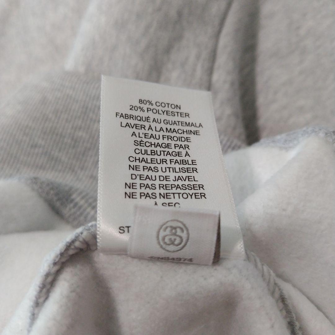 スウェット　L　ベーシック　STUSSY　グレー