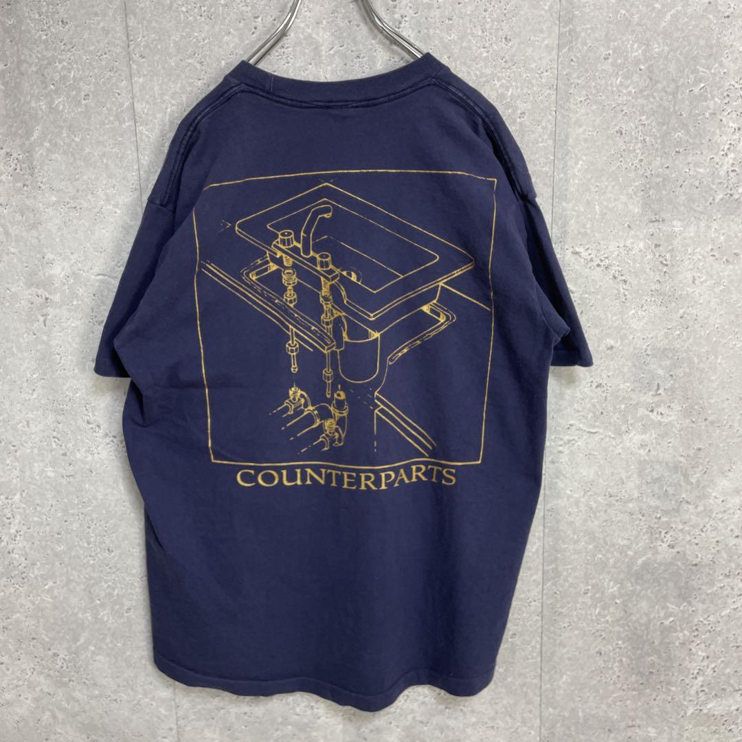 anvil USA製90s rush バンドカウンターパーツプリントTシャツXL