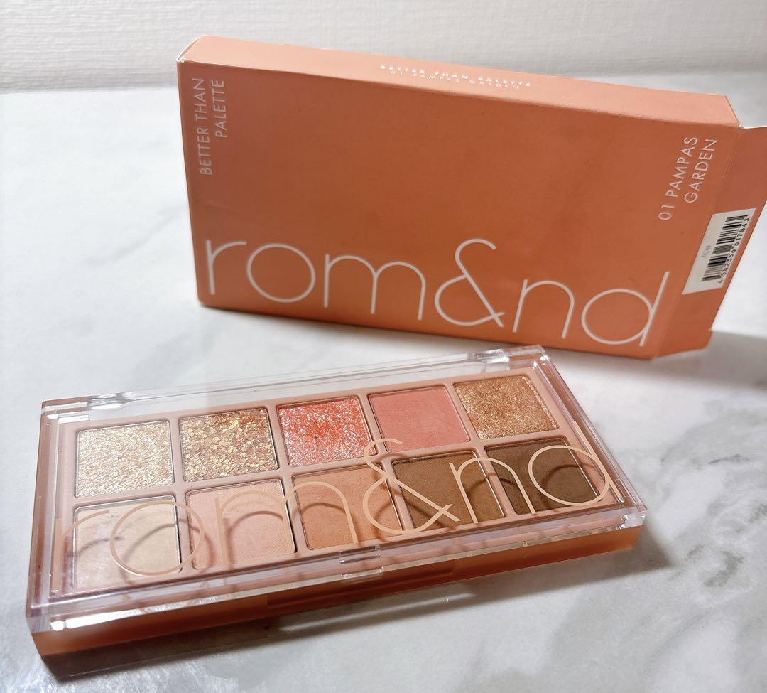 rom&nd ベターザンパレット 01パンパスガーデン