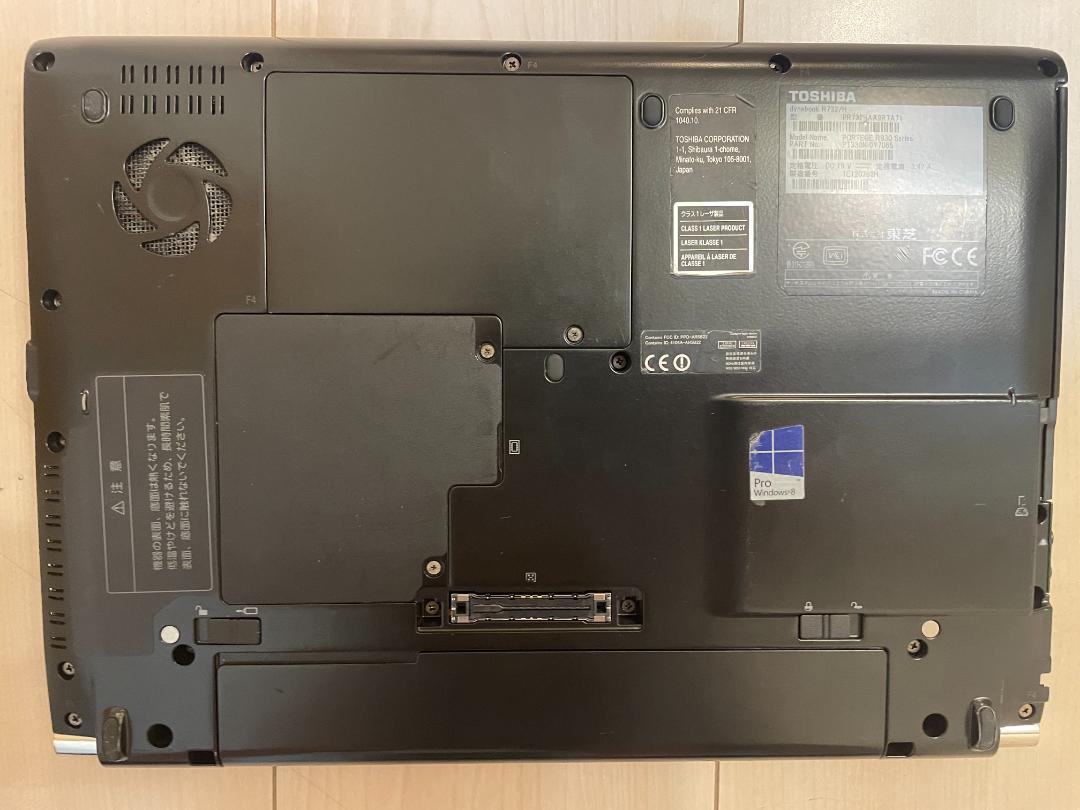 ◆キーボード新品！◆東芝 R732 blu-ray 8MB SSD 240GB