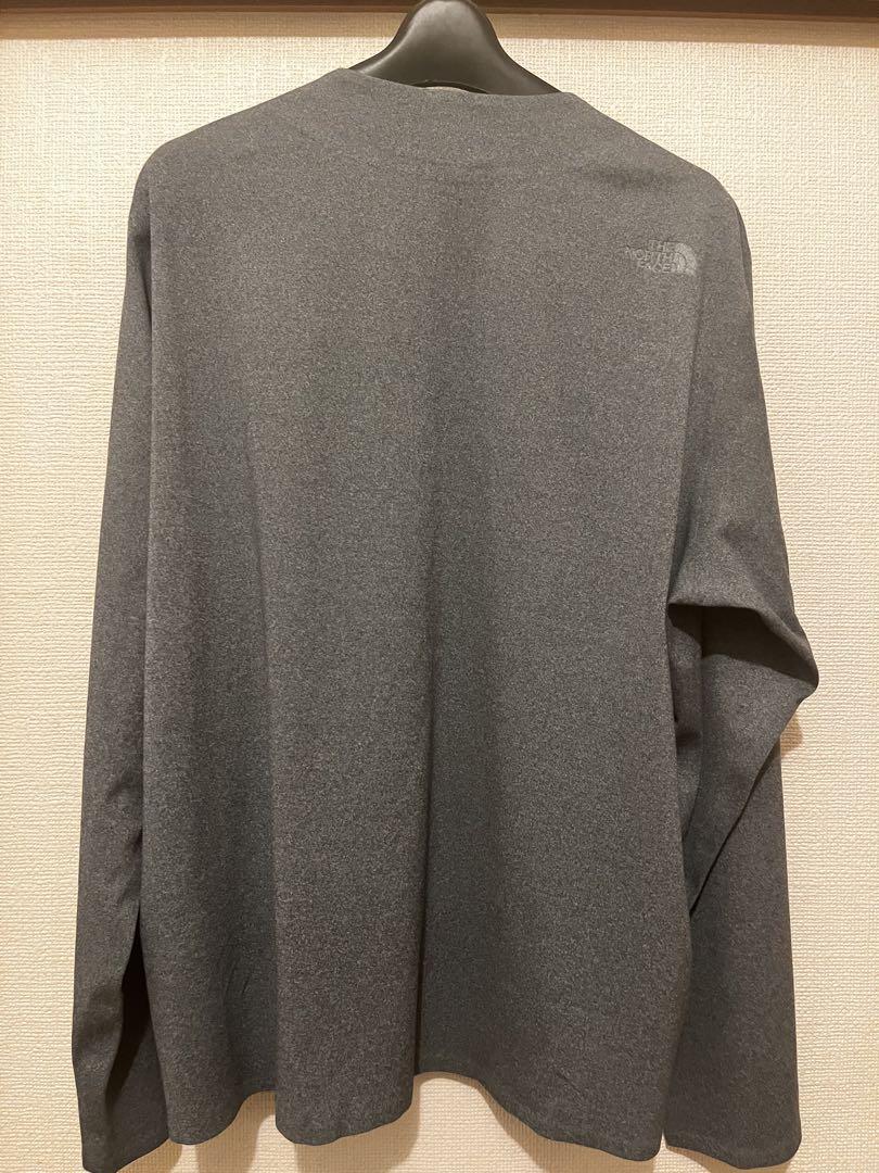 ノースフェイス テックラウンジカーディガン　グレー　L
