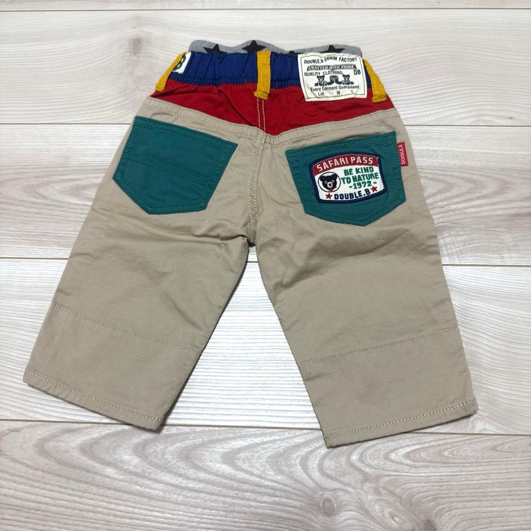 ◇新品◇ミキハウス　豪華アップリケ　チノパン　100cm⭐︎ベージュ