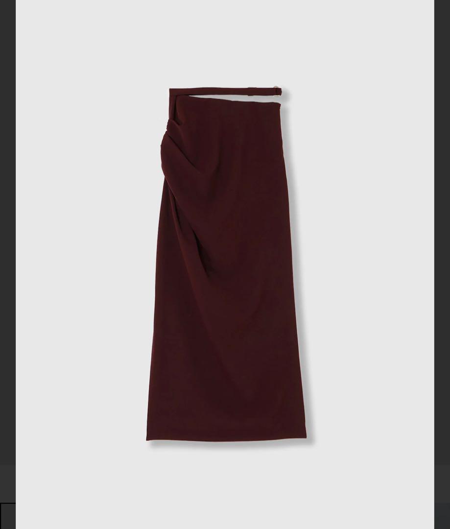 ASYMMETRY NARROW SKIRT