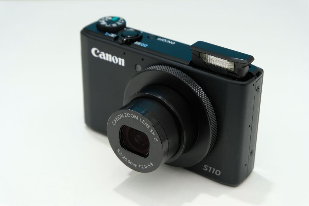 Canon PowerShot S110 ブラック【充電器・バッテリー付き】