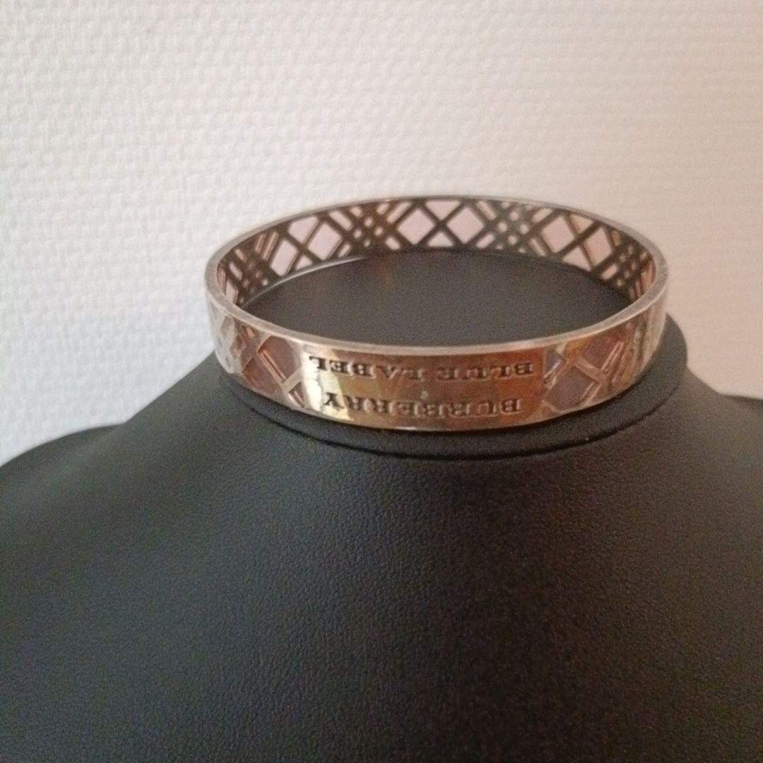バーバリー　ブラックレーベル　ブレスレット　シルバー　925 BURBERRY BLACK LABEL - バーバリーブラックレーベル SV925