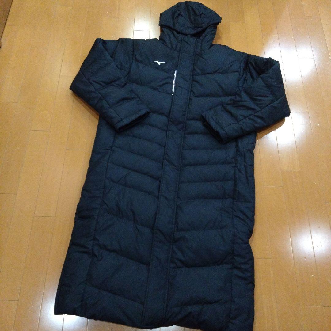 ミズノ ベンチコート ダウン XL ブラック 32ME955009XL LL MIZUNO