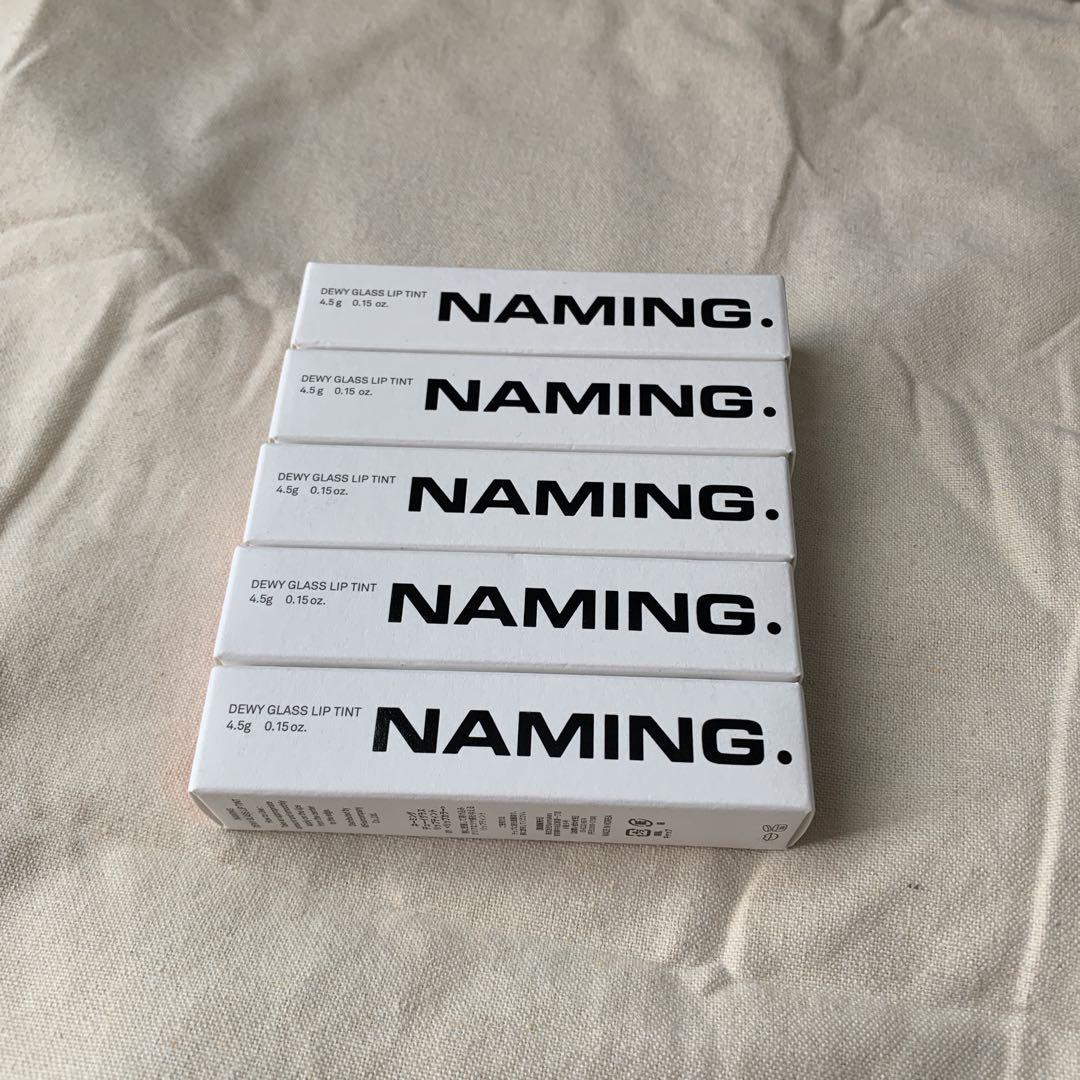 【NAMING.】dewy glass lip tint 01〜05