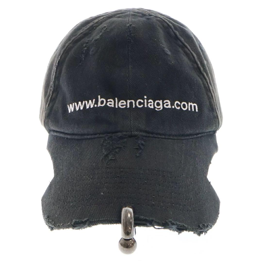 BALENCIAGA ブラック キャップ Balenciaga ブラックキャップ ダメージ加工 - メルカリ