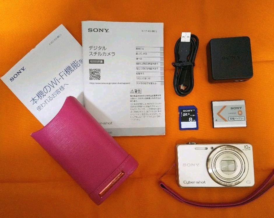 Wi-Fi搭載✨デジカメ 8GB SD & 純正ポーチ SONY✨1820万画素 geybn-m56632952070 安い日本製