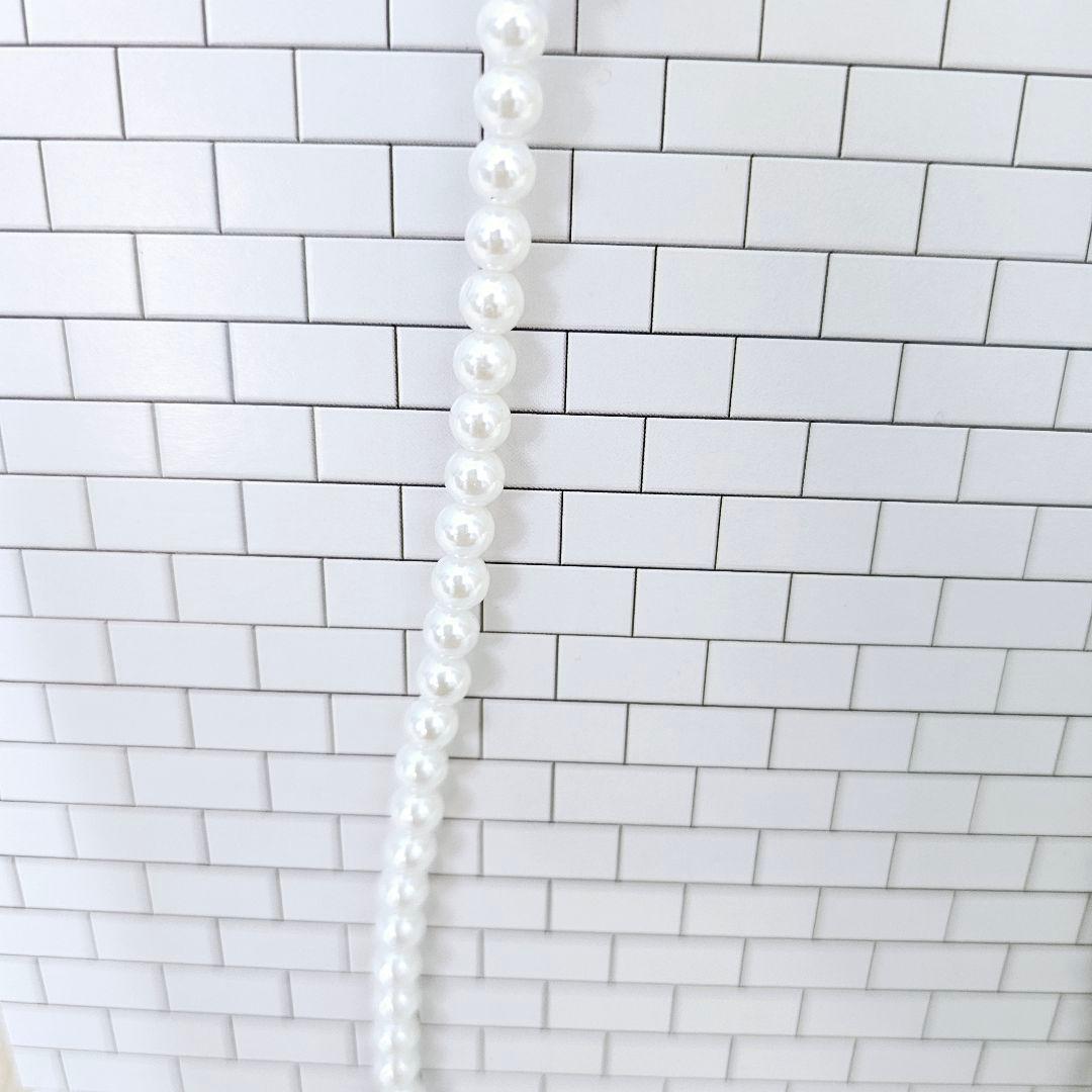 本真珠　真珠 ネックレス ホワイトパール系　結婚式・入学式・卒業式　0084