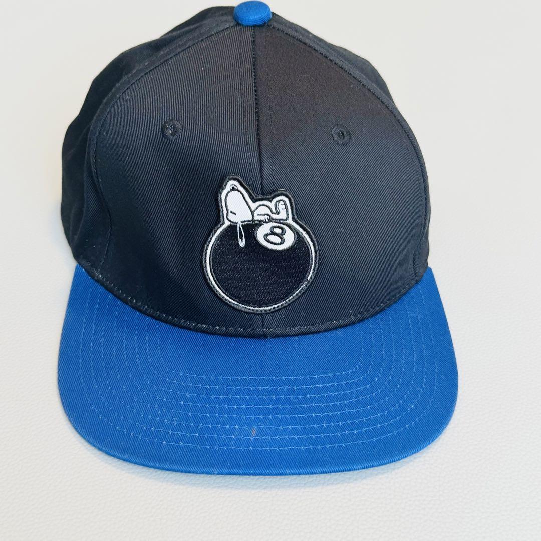 STUSSY Kids PEANUTS コラボ 8ボール スヌーピー キャップ