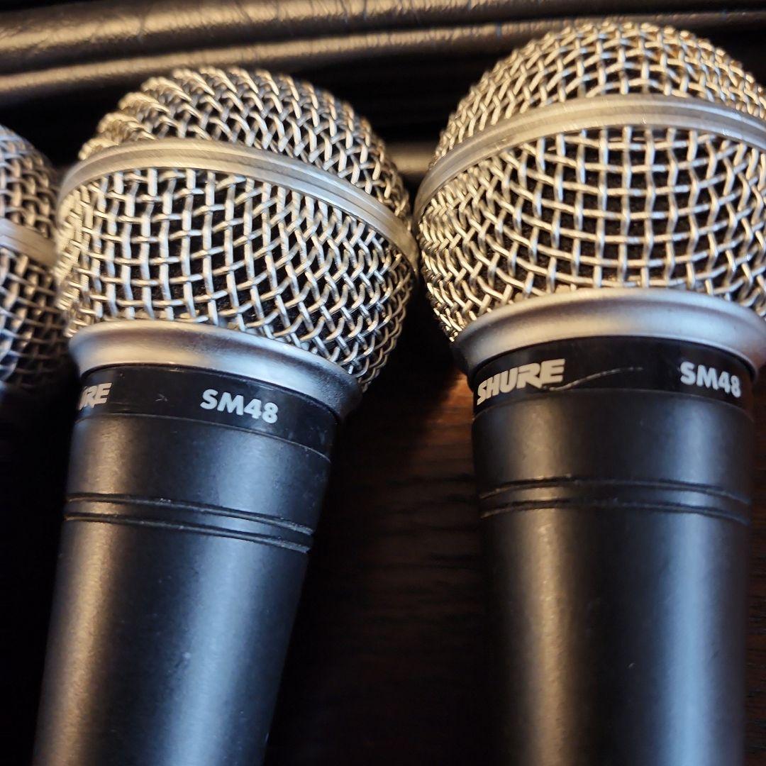 【中古】SHURE SM48 ダイナミックマイク Yahoo!オークション -「sm48」(ダイナミックマイク) (マイク)の