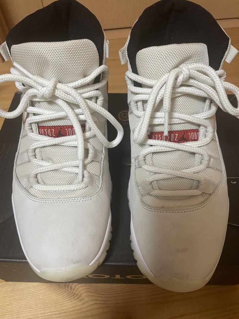 Air Jordan 11 ホワイト/レッド　アイボリー　27センチ