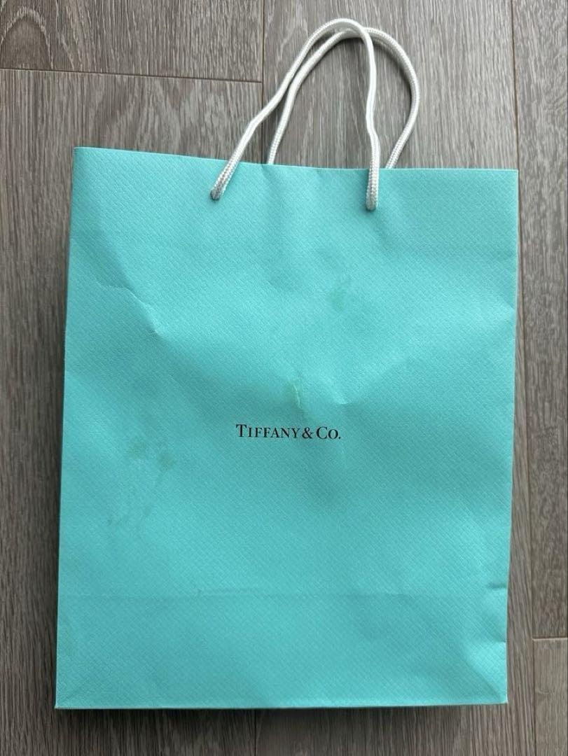 現行品美品Tiffany ティファニー　ジュエリーボックス　空箱　紙袋 Tiffany & Co. ジュエリーボックスセット 空箱 ネックレスケース