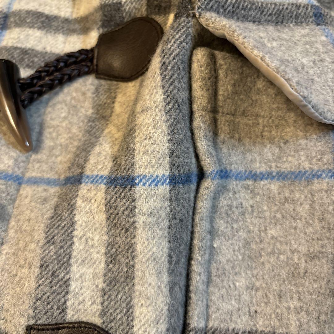 ☆ BURBERRYバーバリーロンドン  ダッフルコート　ノバチェック　グレー