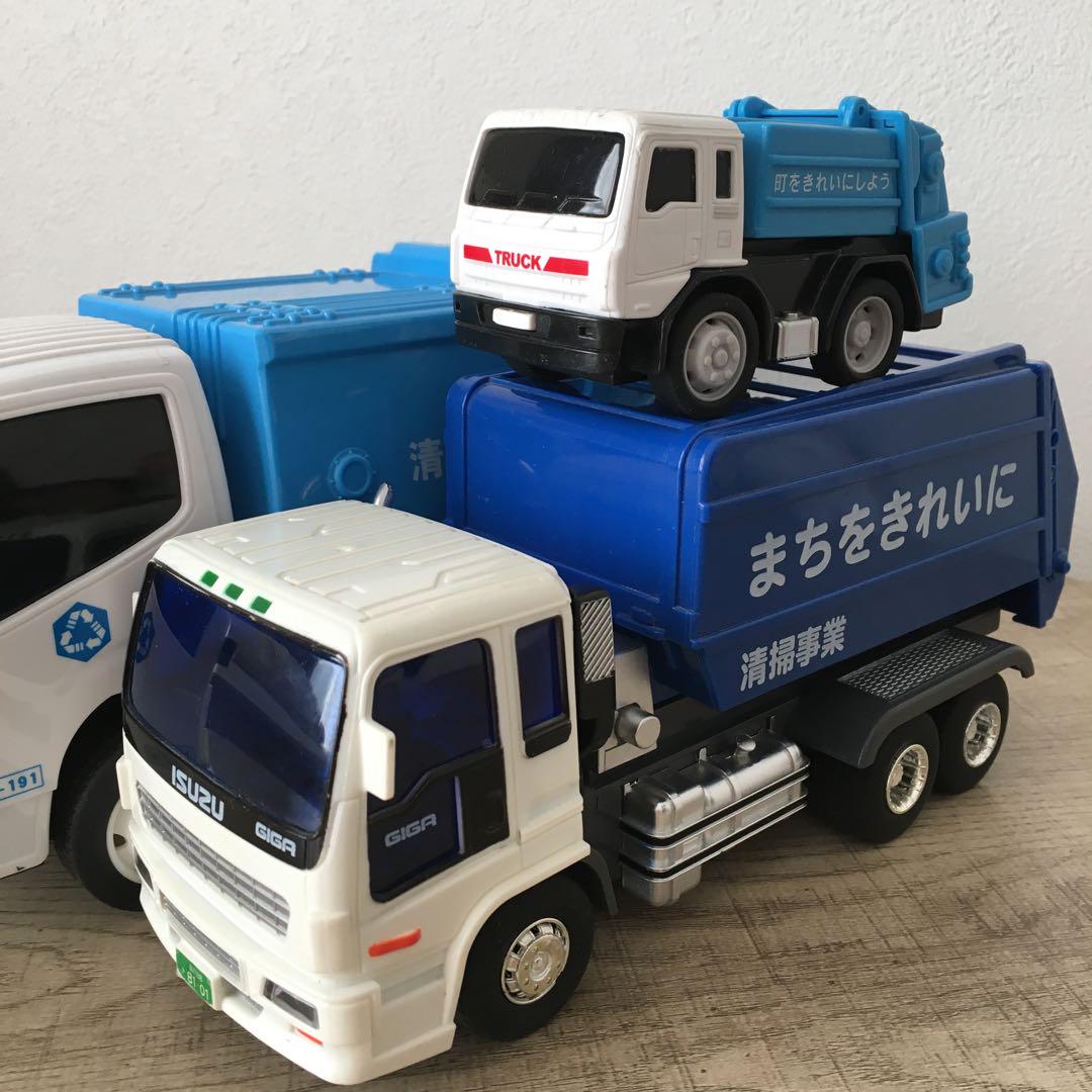 トミカ　はとバス　トレーラー　ごみ収集車　カーキャリア　キャビン　コンテナ トミカ はとバス トレーラー ごみ収集車 カーキャリア キャビン